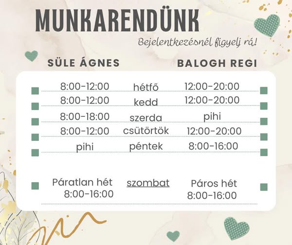 Kezelésre érkező vendég